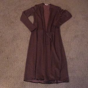 Black with pink micro dots Lularoe Sarah